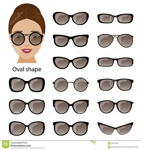 oval face shape sunglasses female.